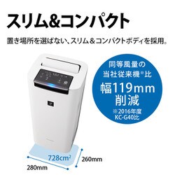 ヨドバシ.com - シャープ SHARP KI-PS40-W [加湿空気清浄機 プラズマ