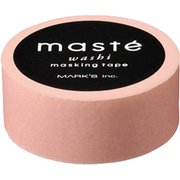 マスキングテープ ベーシック 15mm幅 無地 ピンク MST-MKT180-PK