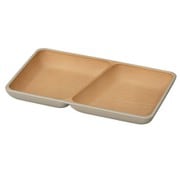 ランチプレート earth color 抗菌 スクエアプレート グレー 日本製 レンジ・食洗機対応 食器 皿