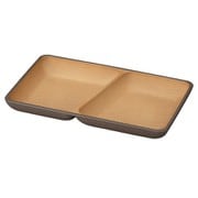 ランチプレート earth color 抗菌 スクエアプレート ダークブラウン 日本製 レンジ・食洗機対応 食器 皿