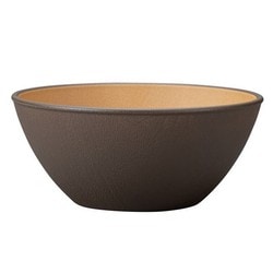 ボウル 600ml earth color 抗菌 ボウル ダークブラウン 日本製 レンジ・食洗機対応 食器