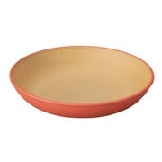 ラウンドプレート earth color 抗菌 ラウンドプレート Mサイズ レッド 日本製 レンジ・食洗機対応 食器 皿