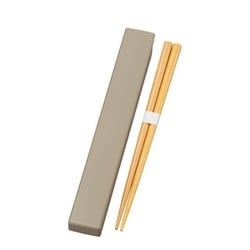 箸・箸入れ earth color 抗菌 箸&箸箱セット グレー 日本製 食洗機対応（箸のみ）