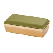 earth color 抗菌 長角弁当箱 オリーブ(グリーン) 日本製 レンジ・食洗機対応 [弁当箱 700ml]