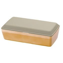弁当箱 700ml earth color 抗菌 長角弁当箱 グレー 日本製 レンジ・食洗機対応