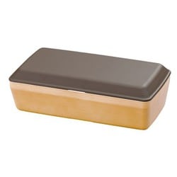 弁当箱 700ml earth color 抗菌 長角弁当箱 ダークブラウン 日本製 レンジ・食洗機対応