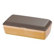 earth color 抗菌 長角弁当箱 ダークブラウン 日本製 レンジ・食洗機対応 [弁当箱 700ml]