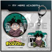 僕のヒーローアカデミア 缶バッジ＆アクリルキーホルダーセット 迷彩シリーズ 緑谷出久 [キャラクターグッズ]