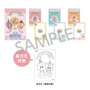 iiiあいすくりん 2つ折りミニレターパッド ウベたん [キャラクターグッズ]