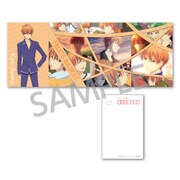フルーツバスケット 4連ジャバラポストカード 草摩夾 [キャラクターグッズ]
