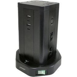 ヨドバシ.com - ハイディスク HIDISC タワー型USB付電源タップ 