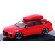 1/64 アウディ RS 6 アバント タンゴレッド w/ルーフボックス [ダイキャストミニカー]