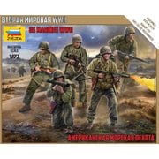 米海兵隊 WWII 5体入り [1/72 ミリタリーシリーズ]