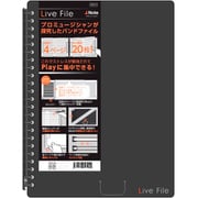 譜面台での使用に便利 楽譜収納ファイル 4面展開可能 J.Note ジェイノート Live File (AL-LF-01)