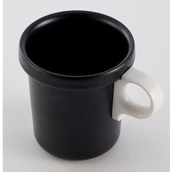 O-EFM-BKWH [ほうろうフックマグ 360ml カップ：ブラック/取っ手：ホワイト]