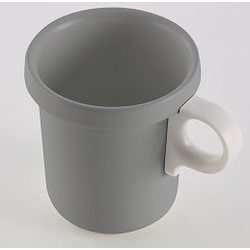 O-EFM-GYWH [ほうろうフックマグ 360ml カップ：グレー/取っ手：ホワイト]