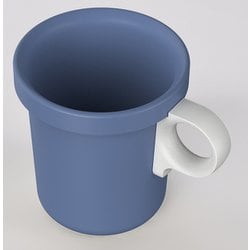 O-EFM-NVWH [ほうろうフックマグ 360ml カップ：ネイビー/取っ手：ホワイト]