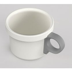 O-EFMS-WHGY [ほうろうフックマグ 240ml カップ：ホワイト/取っ手：グレー]