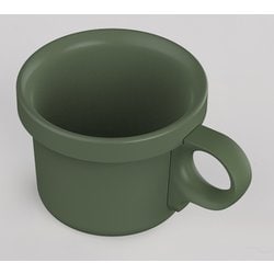 O-EFMS-KHKH [ほうろうフックマグ 240ml カップ：カーキ/取っ手：カーキ]