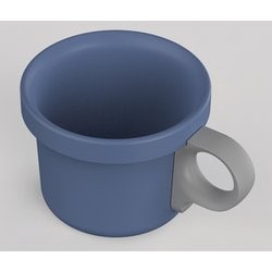 O-EFMS-NVGY [ほうろうフックマグ 240ml カップ：ネイビー/取っ手：グレー]