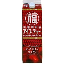 丸福珈琲店 アイスティー ストレート 無糖 1000ml