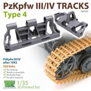 WWⅡ ドイツⅢ/Ⅳ号戦車用履帯Type.4 [1/35 3Dプリンター製履帯]