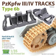 WWⅡ ドイツⅢ/Ⅳ号戦車用履帯Type.6b [1/35 3Dプリンター製履帯]