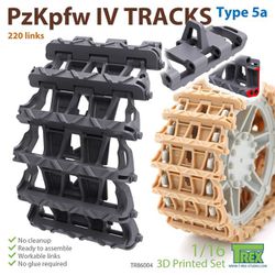 プラモデル　1/16 WWII ドイツIII/IV戦車用履帯Type.5b ディティールアップパーツ [TR86005] ヨドバシ.com - ティーレックススタジオ T-Rex Studio WWⅡ