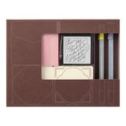 MIDORI(ミドリ)70周年限定 ペインタブルスタンプ 浸透印キット 世界のサンキュー柄 35446006