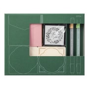 MIDORI(ミドリ)70周年限定 ペインタブルスタンプ 浸透印キット リース柄 35449006
