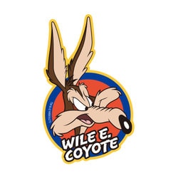 WB1091 キャラクターステッカー ルーニー・テューンズ ワイリー・コヨーテ [キャラクターグッズ]