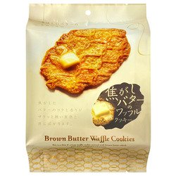 焦がしバターのワッフルクッキー8枚
