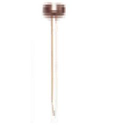 鉄並Xフック用針径1.6×31mm 茶メッキ 4029-B