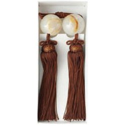 風鎮 スライドケース入り 茶 F-0300