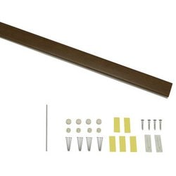 レールサンカラーズ レールのみ 木目調 ブラウン100cm RC100-2