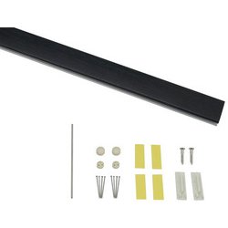 レールサンカラーズ レールのみ 木目調 ブラック30cm RC30-4
