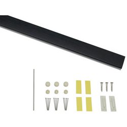 レールサンカラーズ レールのみ 木目調 ブラック65cm RC65-4