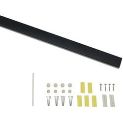 レールサンカラーズ レールのみ 木目調 ブラック100cm RC100-4