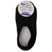 婦人 ルームソックス内側ボア/無地（すべり止め付）22-24cm ブラック RS714401