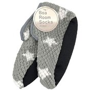 RS715316 [パイナップル裏ボアルームソックス/星/子供用 15-18cm グレー]