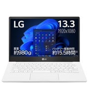 ノートパソコン/LG UltraPC/13.3型/Ryzen 7/メモリ 16GB/SSD 512GB/Windows 11 Home/ホワイト 13U70Q-GA73J