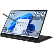 ノートパソコン/LG gram 2in1/16.0型/Core i7/メモリ 16GB/SSD 1TB/Windows 11 Home/オブシディアンブラック 16T90P-KA78J