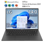 14Z95P-KR55J1 [ノートパソコン/LG gram/14.0型/Core i5/メモリ 8GB/SSD 512GB/Windows 11 Home/Office Home & Business 2021/オブシディアンブラック]