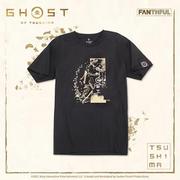Ghost of Tsushima （ゴースト・オブ・ツシマ） 仁之道 Tシャツ Lサイズ 黒 [キャラクターグッズ]