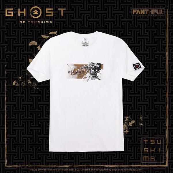 Ghost of Tsushima （ゴースト・オブ・ツシマ） 仁之道 Tシャツ Sサイズ 白 [キャラクターグッズ]