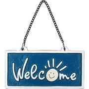 アイアンWelcomeサイン ブルー DE051949
