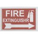 デコサインステッカー スモール FIRE EXTINGUISHR DE051208
