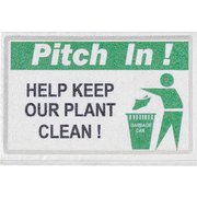 デコサインステッカー スモール Pitch In DE051239