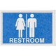 デコサインステッカー スモール RESTROOM DE051246