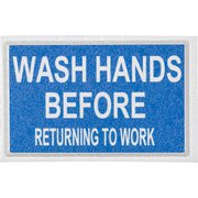 デコサインステッカー スモール WASH HANDS DE051260